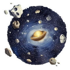 planet in space