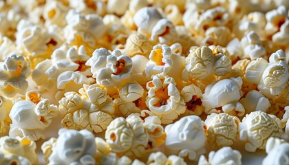 Wall Mural - Popcorn is a typical food that accompanies watching your favorite film