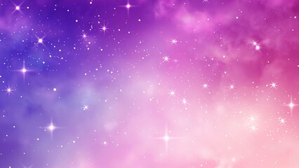 Wall Mural - starry colourful pastel sky background