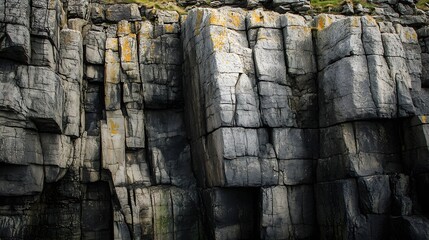 Wall Mural - 80. Rough, natural cliffside with varied rock textures