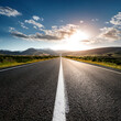 © fotoluigi868 - Isolated image of an empty asphalt road, symbolizing travel and open journeys. _1(618)