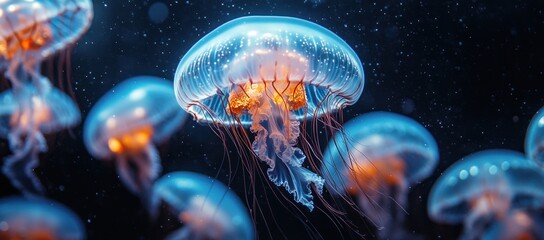 Sticker - Ethereal Glow of Jellyfish