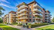 © sawaratch - Modern apartments in suburban buildings in Turin, Italy, Architecture, housing, residential, urban, city, design, exterior