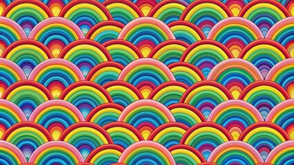 Seamless pattern with vibrant rainbow colors, rainbow, colorful, seamless, background, design, abstract