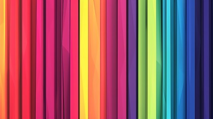 A rainbow pattern of vertical stripes.
