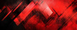 © AI_images_for_people - A bold red and black geometric pattern with sharp triangles and diagonal lines for a striking, dynamic abstract background.