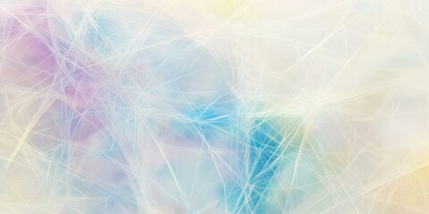 Abstract pastel background with white lines.