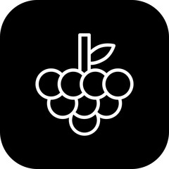 Poster - Grapes  Vector Icon Design