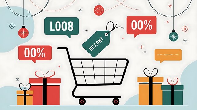 Cyber Monday Sale poster, banner for