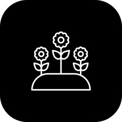 Poster - Flowers Vector Icon Design