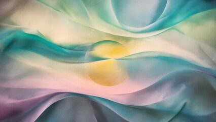 Abstract pastel soft colorful smooth blurred textured background off focus toned in yellow color