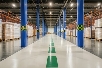 interior of a warehouse