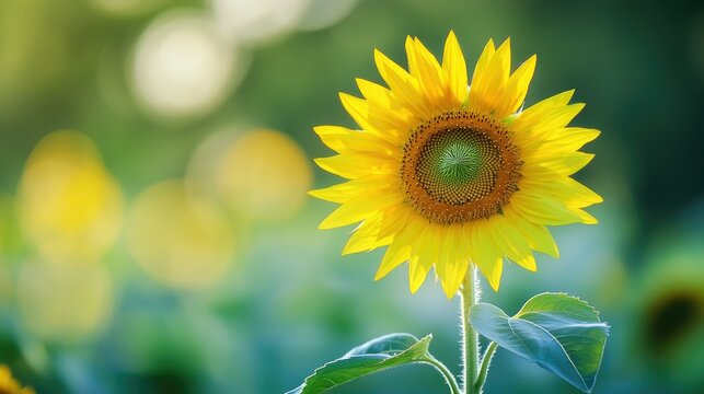 A sunflower icon with a bright center, representing joy and the beauty of nature.