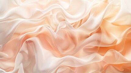 Sticker - Mannerism backdrop of soft peach and cream with flowing textures