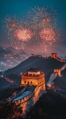 Canvas Print - china celebration background