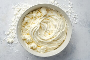 Buttercream Delight: Creamy and Delicious Frosting Ingredient in a Kitchen Setting