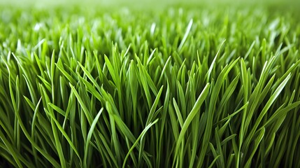 Canvas Print - Close-Up of Lush Green Grass