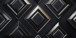 © AI_images_for_people - A sleek black and silver geometric pattern with clean lines and diamond shapes, creating a luxurious, modern background.