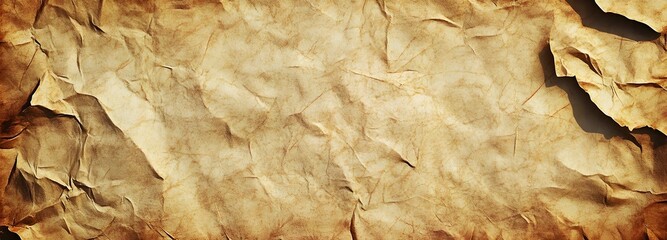 74. aged parchment with crumpled, vintage texture