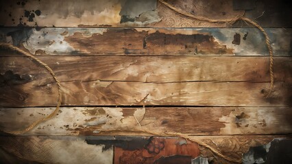 Poster - Grunge wood texture background