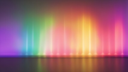 Poster - Abstract Colorful Gradient Background with Reflections