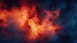 © 69 - Intense smoke and fiery flames on a dark backdrop, evoking heat and power with space for text