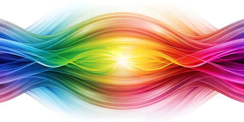 Leinwandbilder - a vibrant, colorful abstract design with a flowing, organic feel