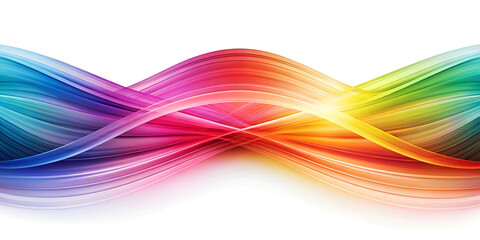 Leinwandbilder - a dynamic and colorful abstract spiral waves