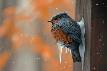 Sticker - Frozen Cuckoo, Cuckoo clock