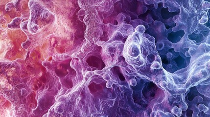 Poster - Vibrant abstract texture showcasing swirling colors and organic shapes, perfect for background or artistic projects.