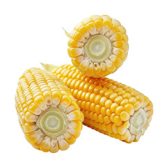 Wall Mural - corn isolated on white background