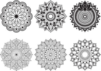 Abstract Mandala Design with Harmonious Patterns