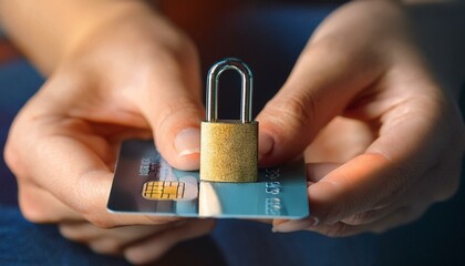 Poster - secure credit card protection tips for consumers