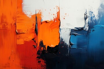 abstract urban art background vibrant splashes of electric blue and fiery orange create a dynamic graffitiinspired composition bold brushstrokes and paint splatters evoke street art energy