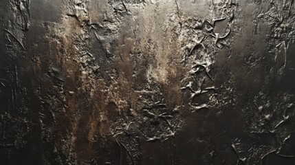 Leinwandbilder - Close-up of a textured abstract background with dark, moody tones and intricate patterns, adding depth and complexity to the visual composition.