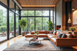 © f_bossa - photo of a modern living room with designer interior and furniture, luxury interior architecture design idea
