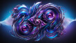 © MDBadhon - Liquid marble textured backgrounds. Wavy psychedelic backdrops. Abstract painting for web design or print. Good for cards, covers, and business presentations. Vector illustration