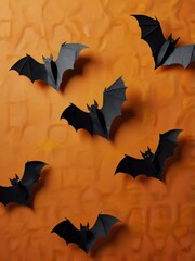 Wall Mural - halloween background with pumpkin