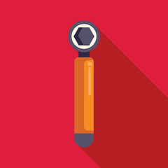 Poster - screwdriver tool with hexagonal head, useful for construction and repair works