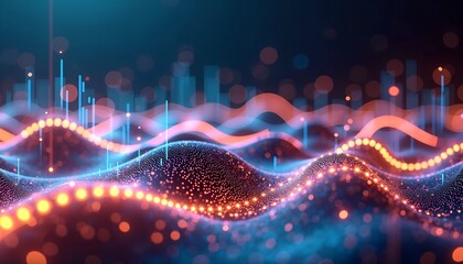 Poster - Versatile Digital Background for Networking, Technology, and Education Themes
