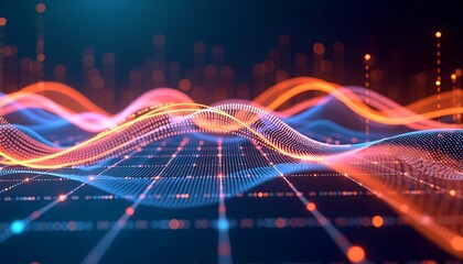 Poster - Versatile Digital Background for Networking, Technology, and Education Themes