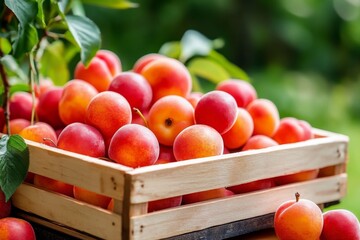 farm product, seasonal fruits, ripe and juicy picked at the peak of ripeness, bringing natural sweet