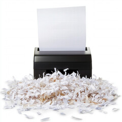 Canvas Print - Paper Shredder Isolated