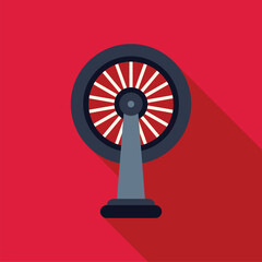 Poster - fortune wheel spinning, suggesting luck and chance in a casino setting