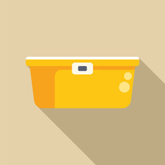 Poster - Lunch box closed with latch, bringing your own lunch to school or office