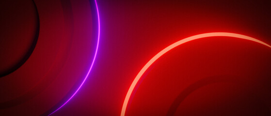 Canvas Print - abstract neon light art background