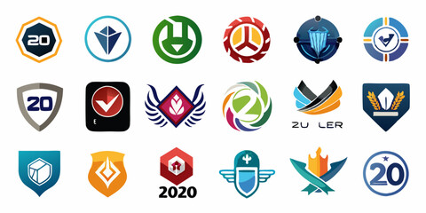 vector illustration of a set of icons for web