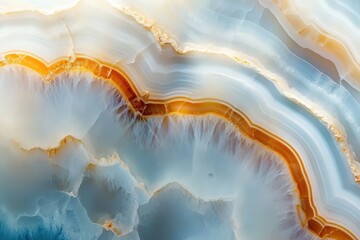 Wall Mural - Warm hues of natural agate texture