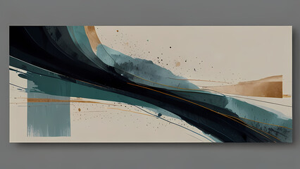 Wall Mural - minimalist modern art
