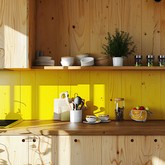 kitchen utensils on the kitchen table